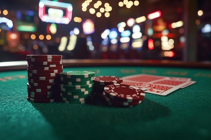 lgosultan live-dealer studio with professional blackjack table and HD cameras